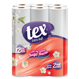 Tex Бумажные Полотенца 12 Рулон (100 Листов)