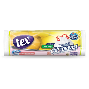 Tex Мешки для Мусора с Завязками Средние с Ароматом Лимона